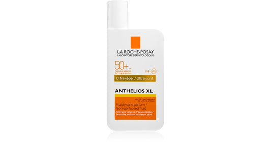 Envase de La Roche-Posay Anthelios XL 60 Fluido Extremo Rostro, protector solar facial de alta prote