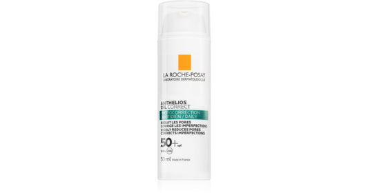 La Roche-Posay Anthelios XL SPF 50+ Gel Crema Tacto Seco: protección solar alta y acabado mate.