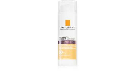 La Roche-Posay Anthelios Age Correct SPF 50, protector solar antimanchas y antiarrugas con alta prot