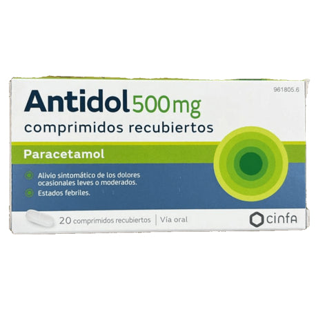 Antidol 500 Mg 20 Comprimidos