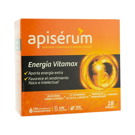 Apiserum Energia Vitamax 18 Viales