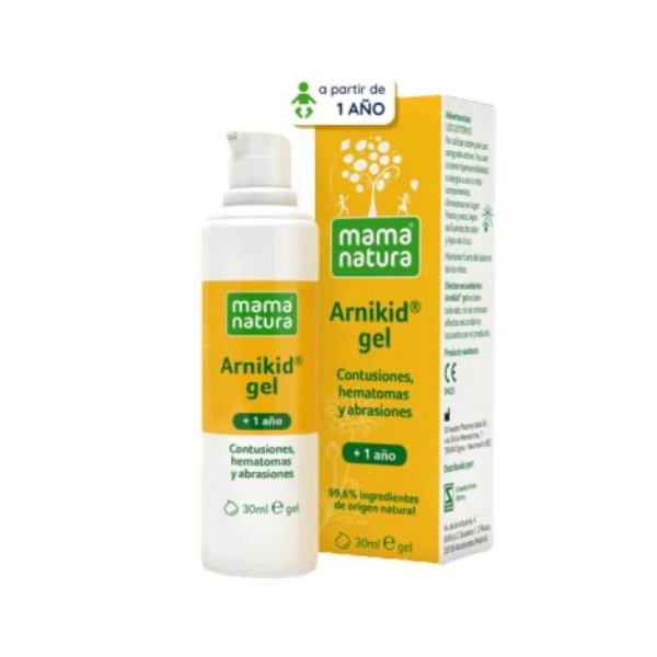 Arnikid Gel 30 Ml para aliviar pequeños golpes e inflamaciones en niños.