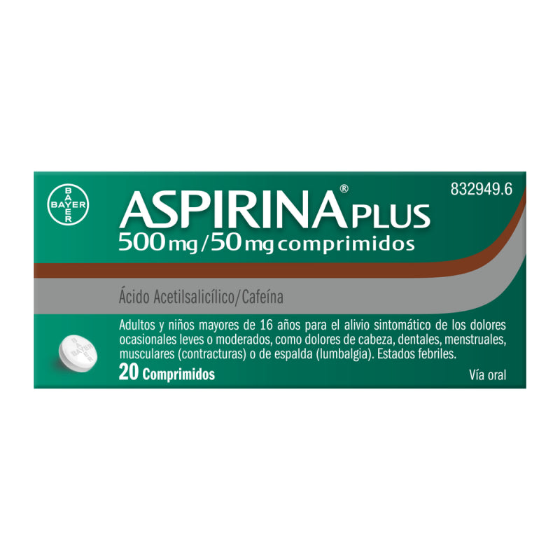 Aspirina Plus 20 Comprimidos