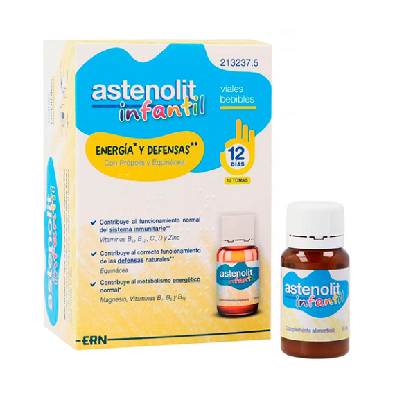 Astenolit Infantil 12 Viales 10 Ml