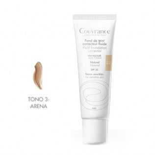 Couvrance Maquillaje Fluido 03 Sable 30 M