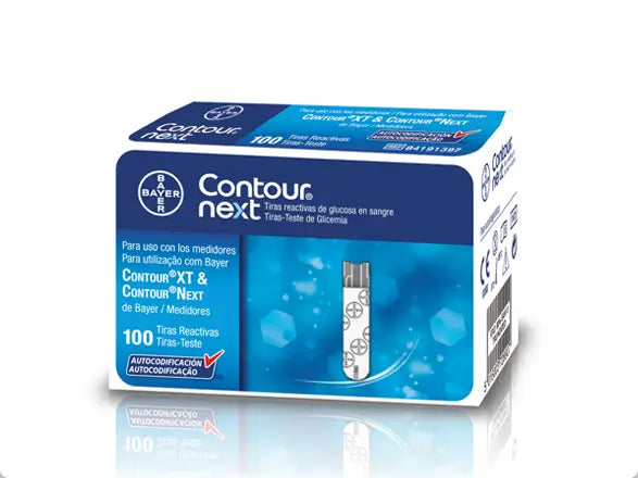 Tiras Reactivas Glucemia Contour Next 100
