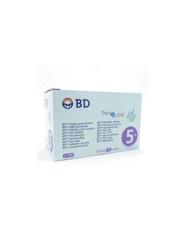 Aguja Embecta Pl 0,25(31G)X5Mm S/Lat 100