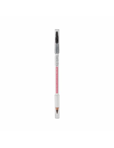 Lápiz de cejas bicolor marrón de Belcils con dos tonos para definir y rellenar las cejas.