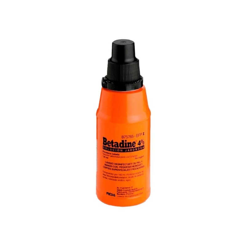 Betadine 4% Solu Jabonosa 125 Ml