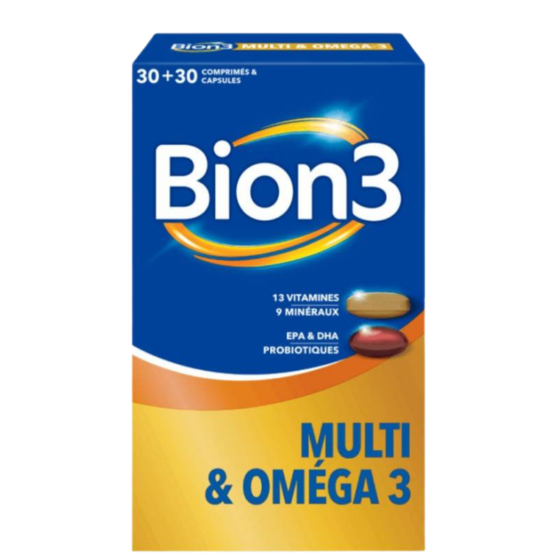 Bion3 Multi & Omega-3 30 Comprimidos + 3