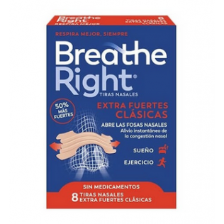 Breathe Right Transparentes 8 Unidades E