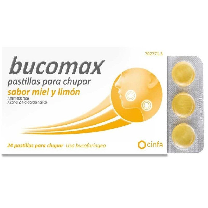 Bucomax 24 Pastillas Para Chupar (Sabor M