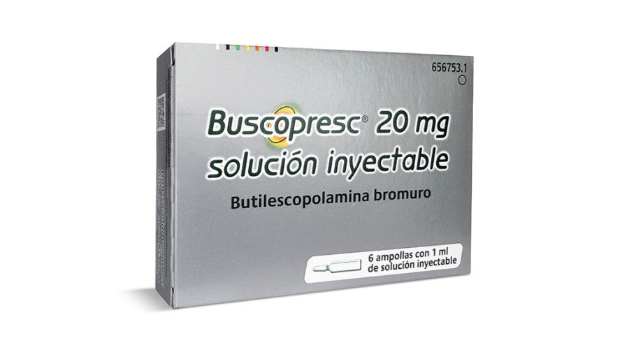Buscapina 20 Mg Sol Inyectable 6 Ampollas