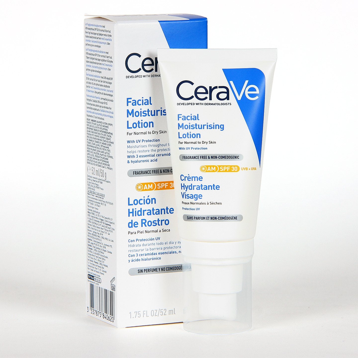 Locion hidratante de rostro spf 25