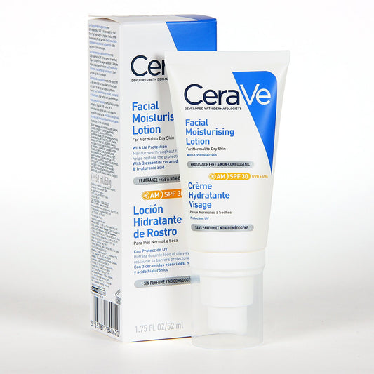 Locion hidratante de rostro spf 25