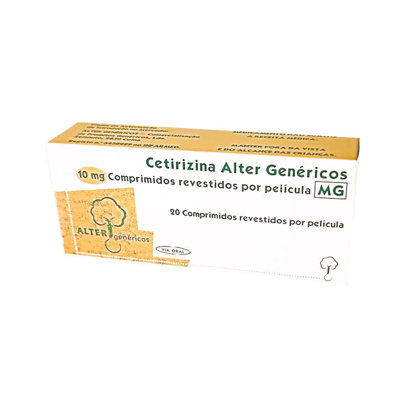 Cetirizina Alter 10 Mg 20 Comprimidos Rec