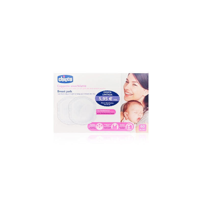 Discos Absorbentes Lactancia Chicco Fisio