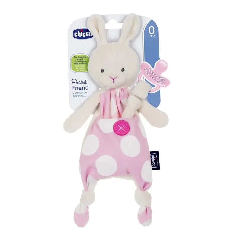 Chicco Guarda Chupete Pocket Friend Rosa