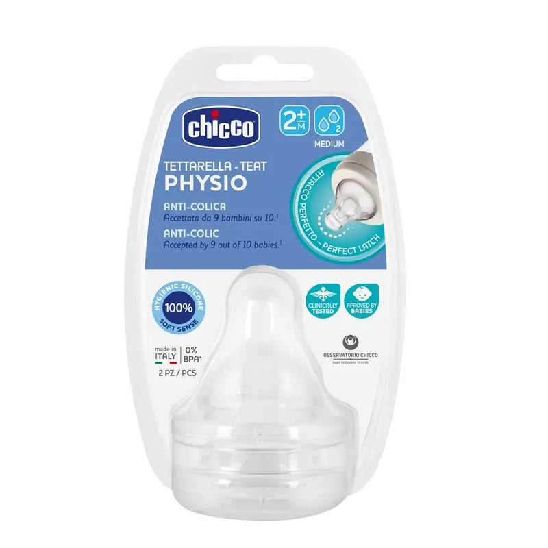Tetina Silicona Flujo Medio Chicco Physio