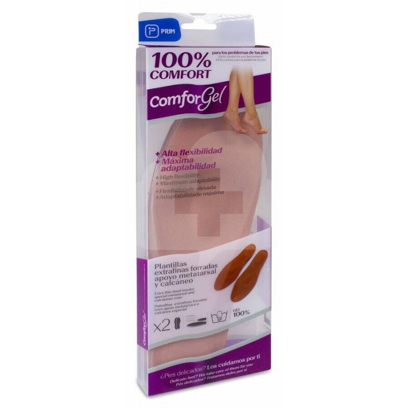 Plantillas De Gel Extrafinas Forradas Com