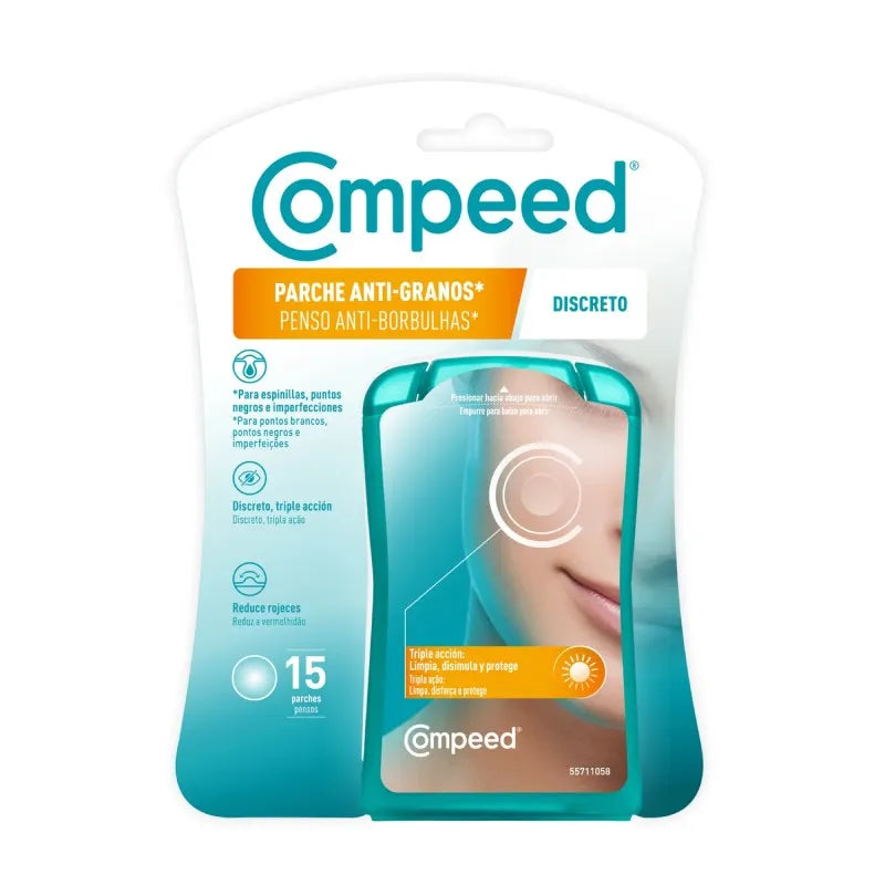 Compeed Parche Anti-Granos Discreto Tripl