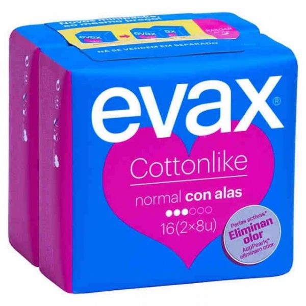 Compresas Higienicas Femeninas Evax Cotto