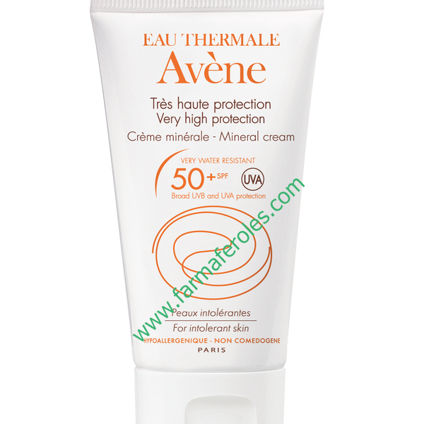 Avène SPF 50+ Crema Pantalla Fisica 50 ml