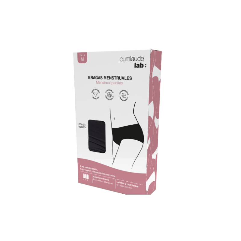 Cumlaude bragas menstruales talla s