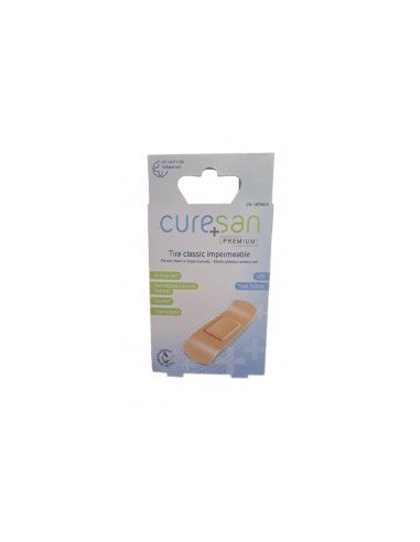 Caja de Curesan Premium Tira Impermeable 7x2cm, tiras para heridas impermeables de FlyFarma.