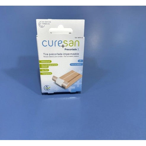 Curesan Tiras Precortadas 10 X 6 Cm 10 U
