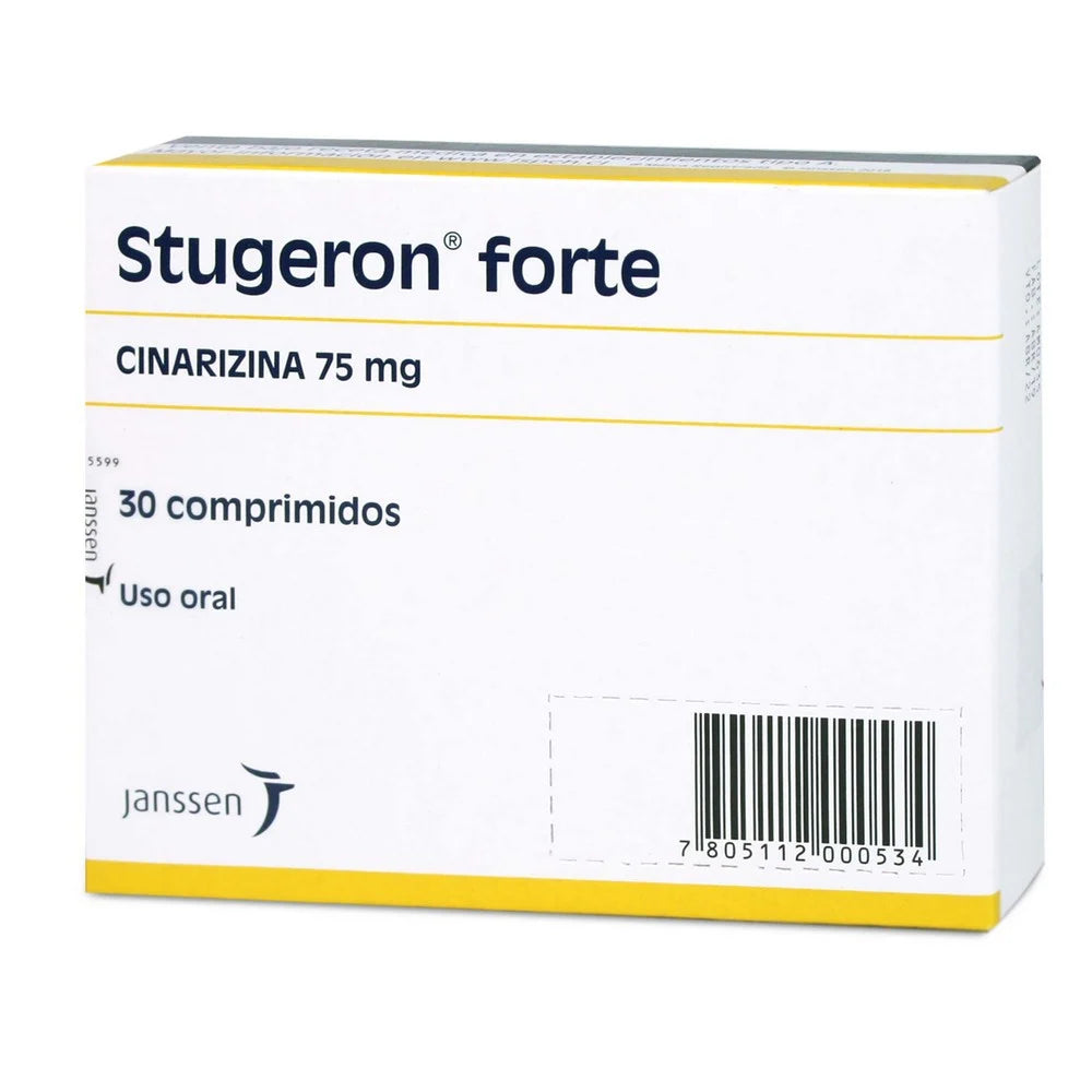Stugeron 75 Mg 30 Capsulas