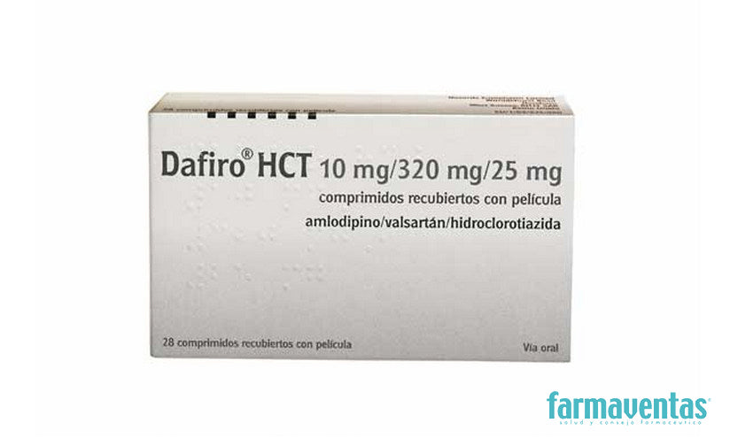 Dafiro Hct 10Mg/160Mg/25Mg 28 Comp