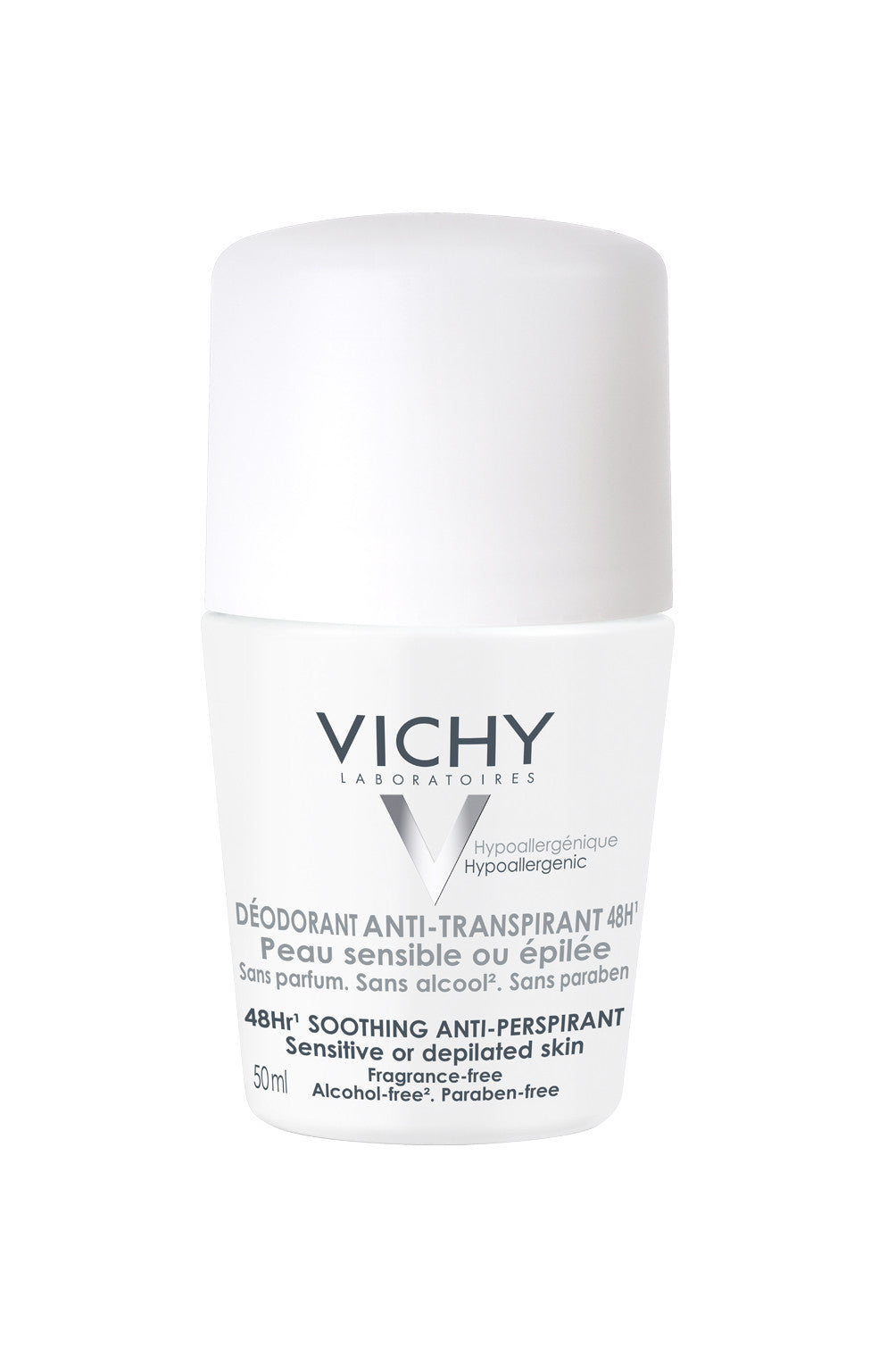 Vichy Desodorante Roll-On Piel Sensible 48H · 50 ml