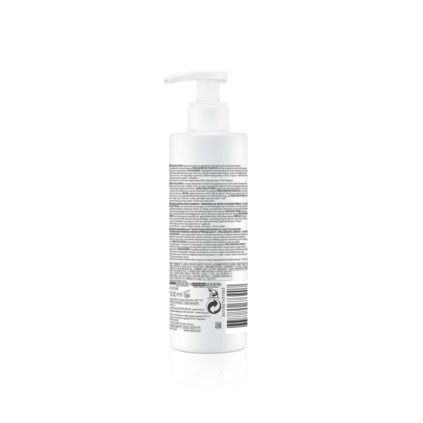 Vichy Dercos Kera-Solutions Champú Reconstituyente · 250 ml