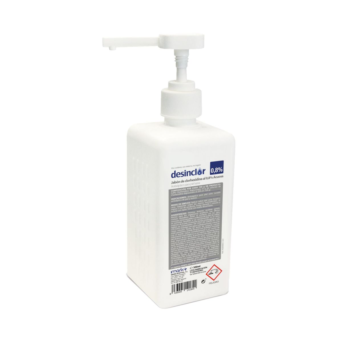 Desinclor Jabon Antiseptico 500 Ml