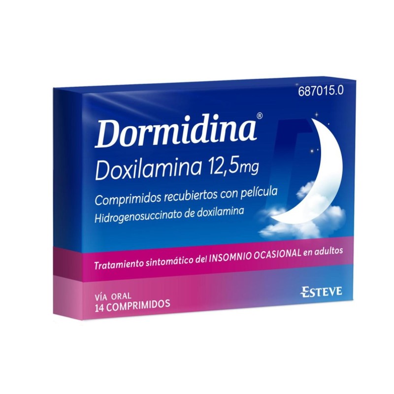 Dormidina 12.5 Mg 14 Comprimidos Recubier