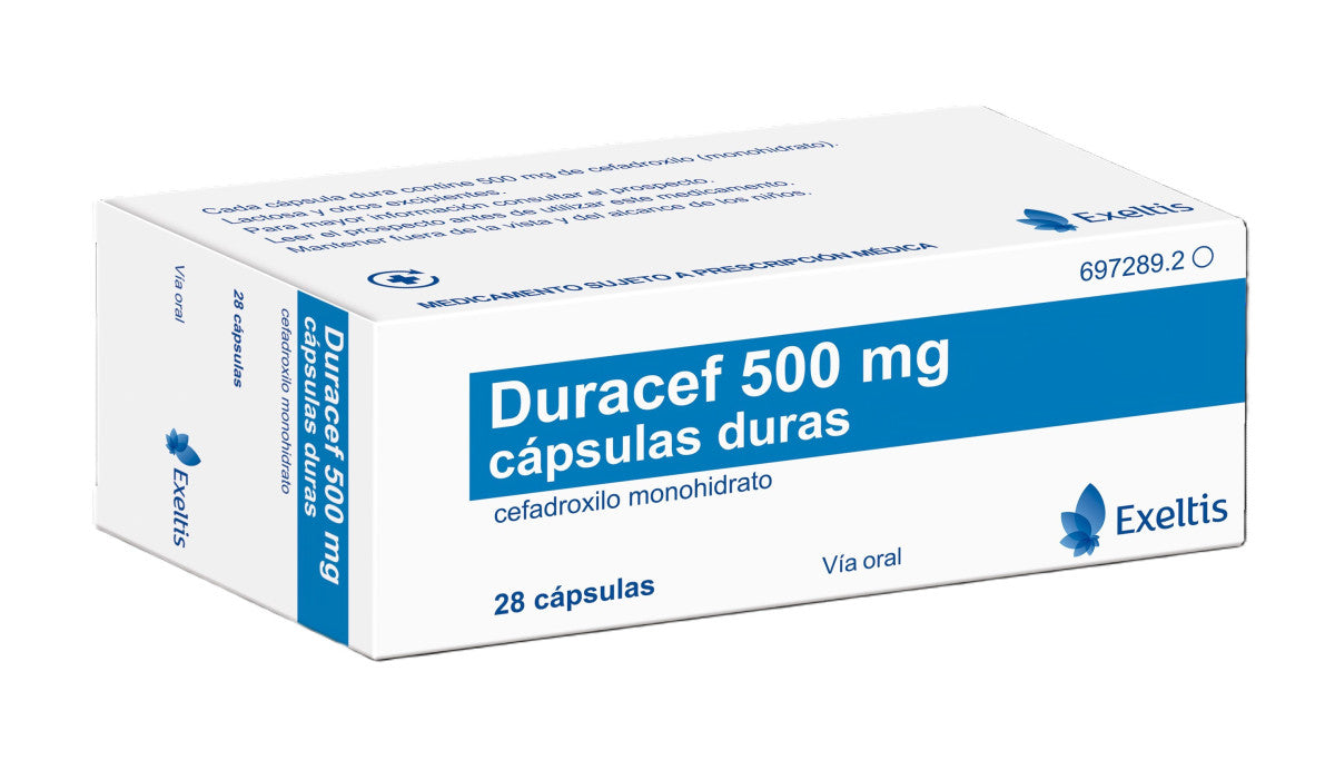 Duracef 500 Mg 28 Capsulas