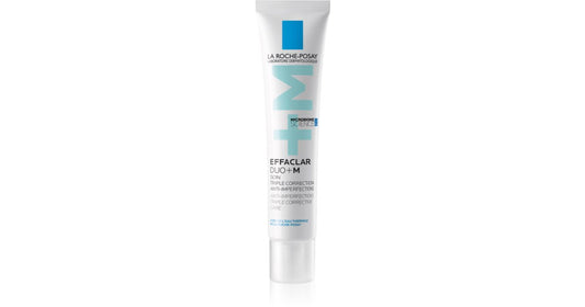 Tratamiento corrector desincrustante La Roche-Posay Effaclar Duo para piel con imperfecciones.