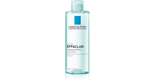Botella de 400 ml de La Roche-Posay Effaclar Agua Micelar Ultra, para piel grasa.