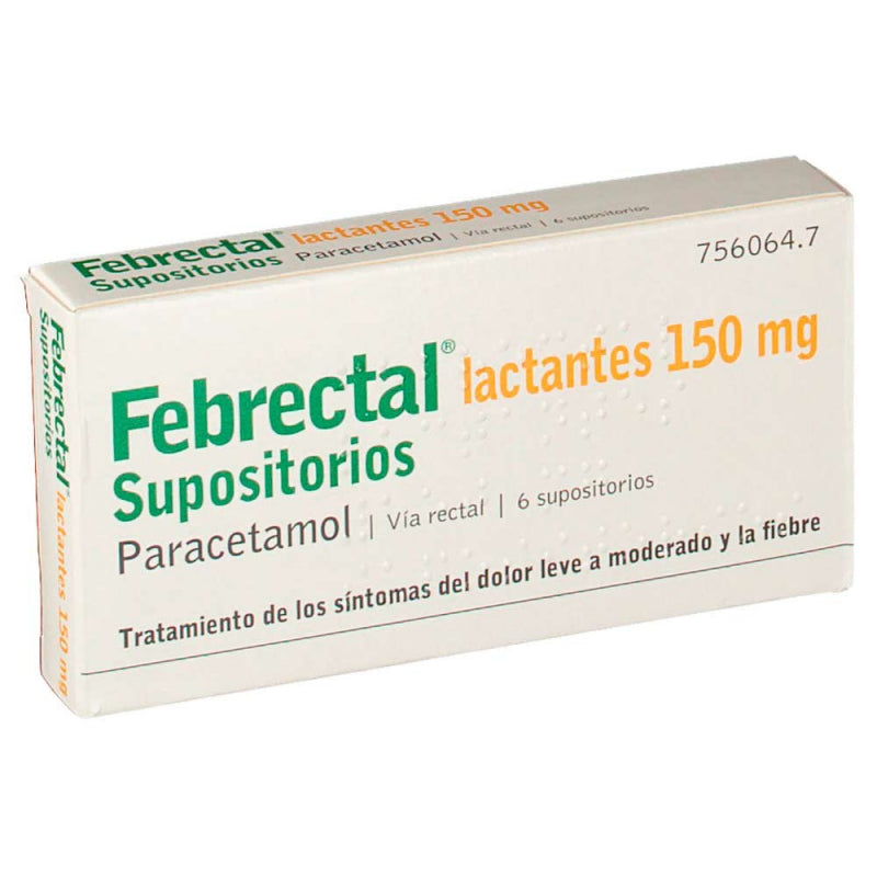 Febrectal 150 Mg 6 Supos Lactantes