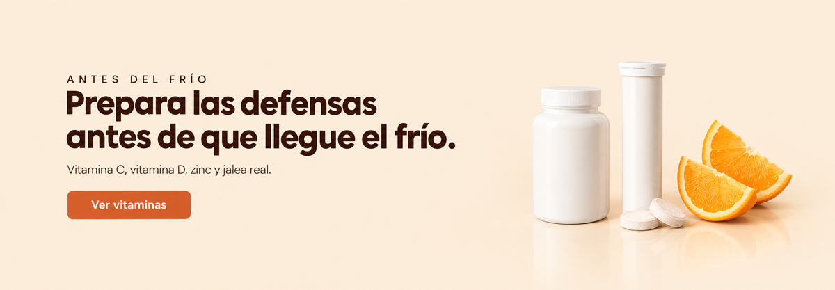 Prepara las defensas antes de que llegue el frío. Vitamina C, vitamina D, zinc y jalea real, en la Farmacia de Guadiaro.