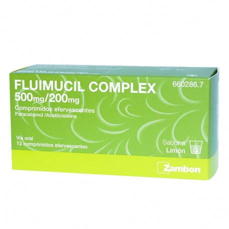 Fluimucil Complex 500/200 Mg 12 Comprimid