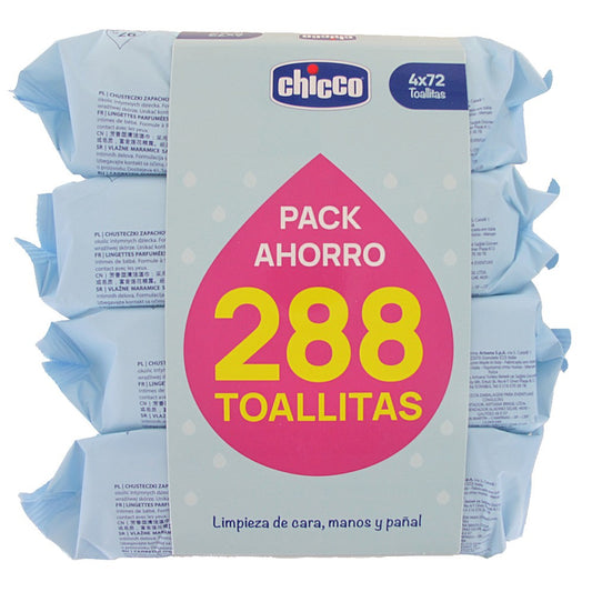 Toallitas Chicco 4X72 Unidades
