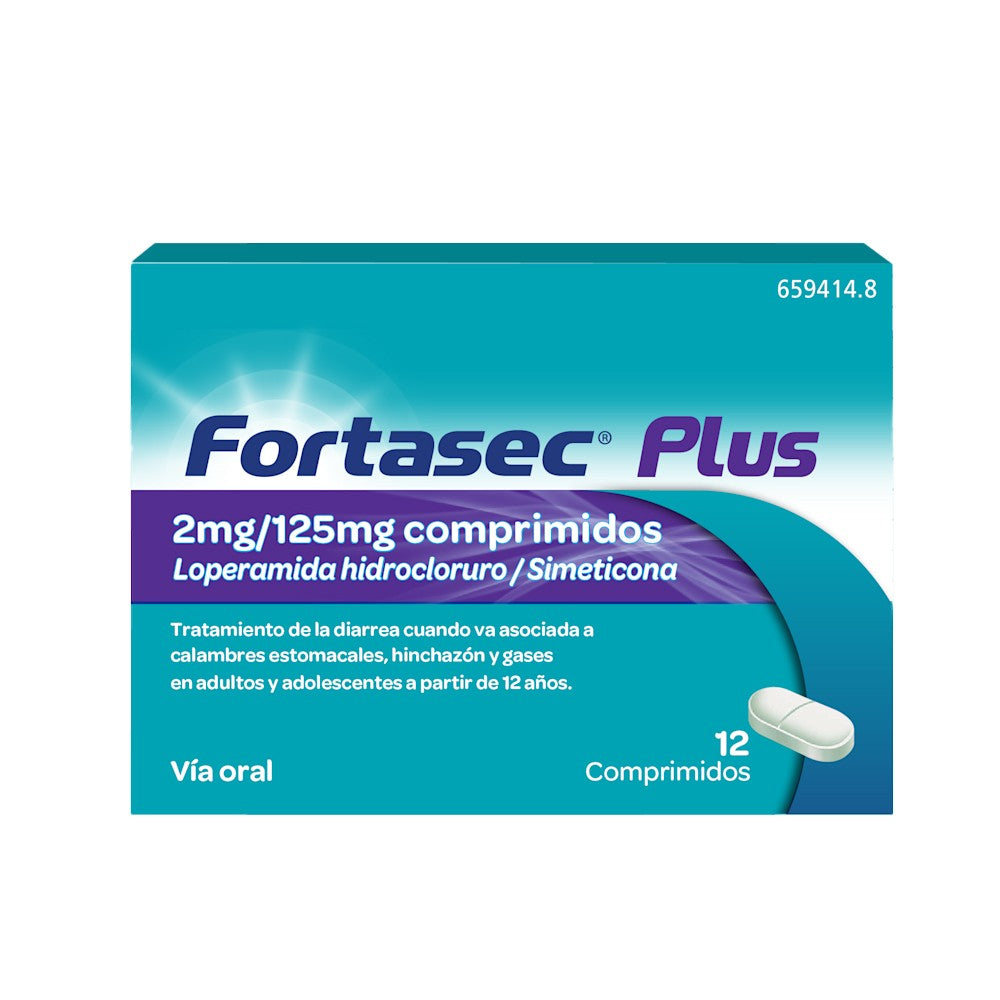 Fortasec Plus 2/125 Mg 12 Comprimidos
