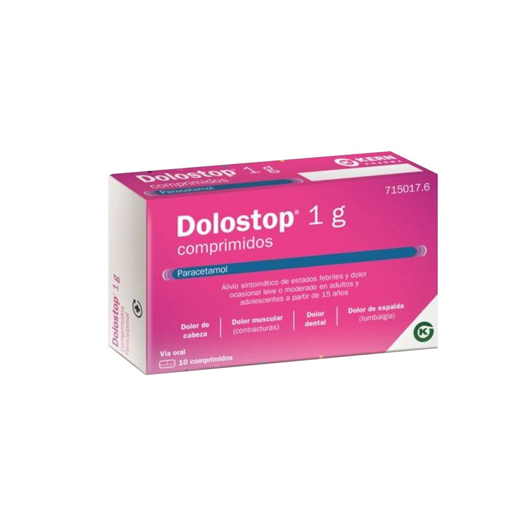 Dolostop 1 G 10 Comprimidos