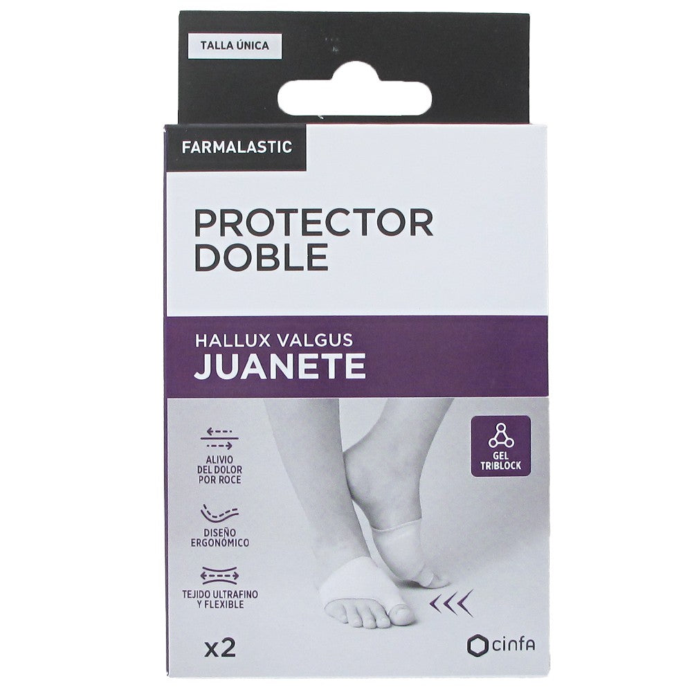 Protector Doble Juanete Farmalastic 2 Uni