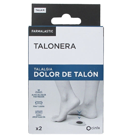 Talonera Farmalastic 2 Unidades Talla Med