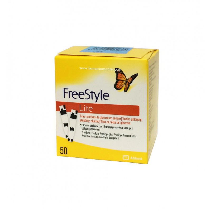 Tiras Reactivas Glucemia Freestyle Lite