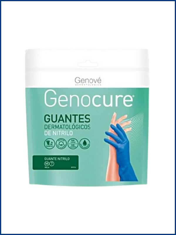Guantes Dermatologico Genove Nitrilo T-M