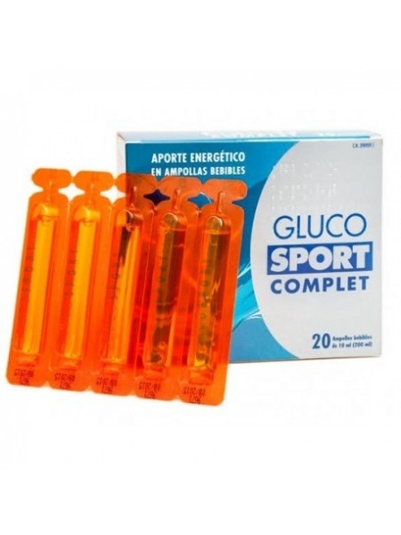Glucosport Complet 20 Ampollas Bebibles
